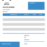 Free Auto Repair Invoice Templates   Edit & Download | Invoiceberry Throughout Free Printable Auto Repair Invoice Template
