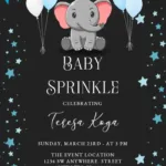 Free Baby Sprinkle Invitation Templates | Invitanku Regarding Free Printable Baby Sprinkle Invitations