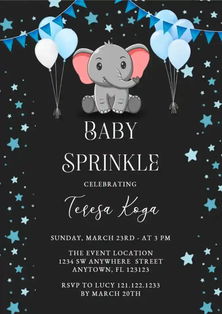 Free Baby Sprinkle Invitation Templates | Invitanku Regarding Free Printable Baby Sprinkle Invitations Free Baby Sprinkle Invitation Templates | Invitanku Regarding Free Printable Baby Sprinkle Invitations