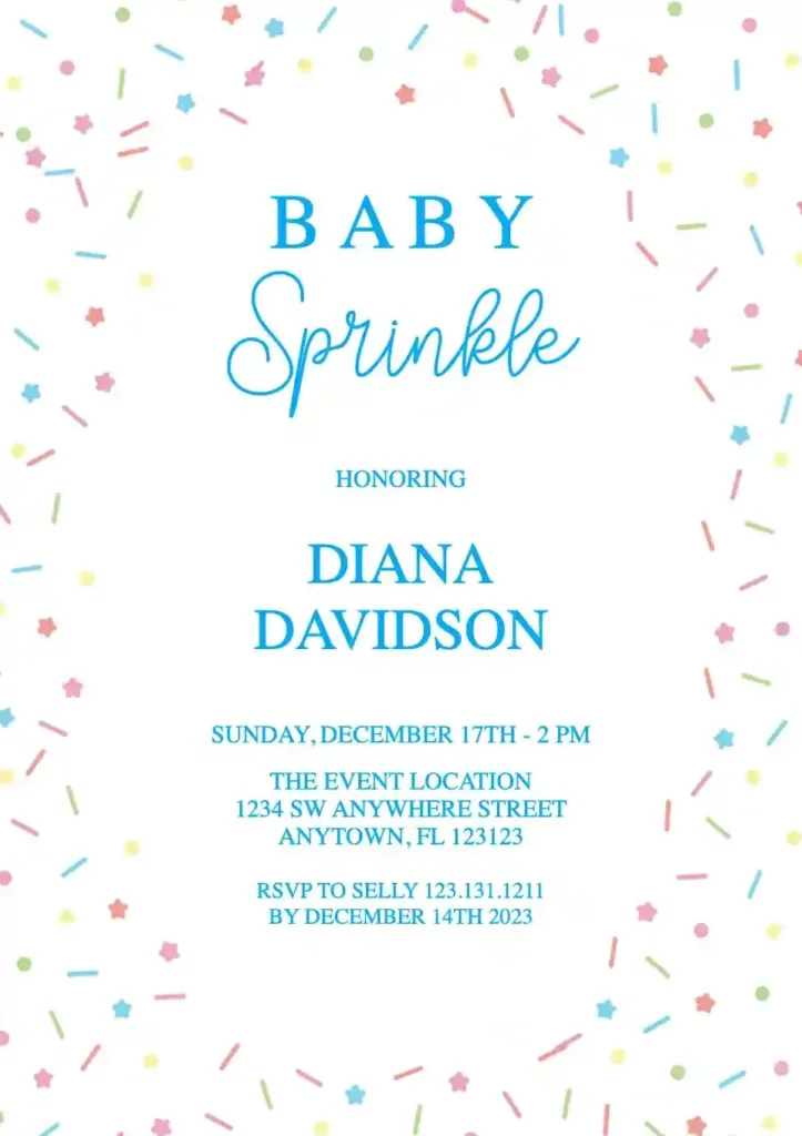 Free Baby Sprinkle Invitation Templates | Invitanku Within Free Printable Baby Sprinkle Invitations Free Baby Sprinkle Invitation Templates | Invitanku Within Free Printable Baby Sprinkle Invitations