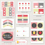 Free Back To School Party Printables From Ellen + Bean | Catch My With Free Printable Party Circles