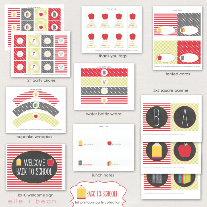 Free Printable Party Circles