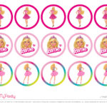 Free Barbie "Let&<h2>039;S Go Party" Printables! | Catch My Party Within Free Printable Barbie Cupcake Toppers