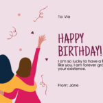 Free Best Friend Birthday Card Templates, Editable And Printable With Free Printable Birthday Cards For Your Best Friend