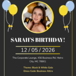 Free Birthday Invitation Templates, Editable And Printable Pertaining To Free Printable Birthday Party Invitations With Photo