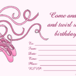 Free Birthday Invitations To Print For Kids: Choose Your Theme Regarding Free Printable Girl Birthday Invitations