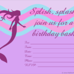 Free Birthday Party Invites For Kids In High Print Quality Throughout Free Printable Birthday Party Invitations With Photo