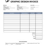 Free Blank Invoice Templates (30)   Pdf – Eforms Within Free Printable Work Invoices