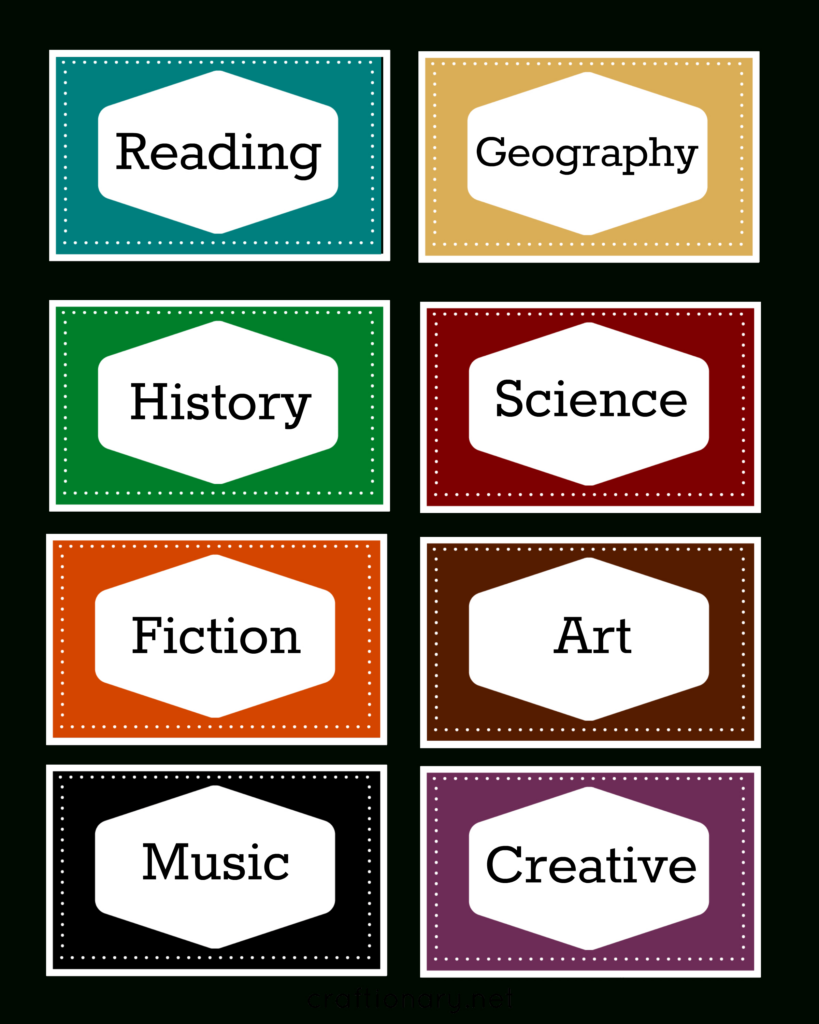 Free Book Label Printables (Books Organization) Craftionary In Free Printable Book Bin Labels Free Book Label Printables (Books Organization) Craftionary In Free Printable Book Bin Labels
