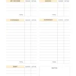 Free Budget Planner Templates | Printable & Fillable With Free Printable Monthly Budget