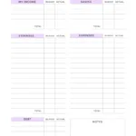 Free Budget Planner Templates | Printable & Fillable Within Free Printable Budget Template Monthly