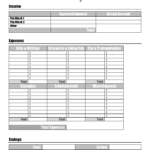 Free Budget Sheet Template | Printable And Editable For Free Printable Budget Forms