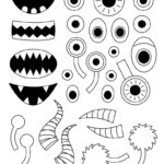 Free Build A Monster Printable   The Craft At Home Family With Regard To Free Printable Monster Templates