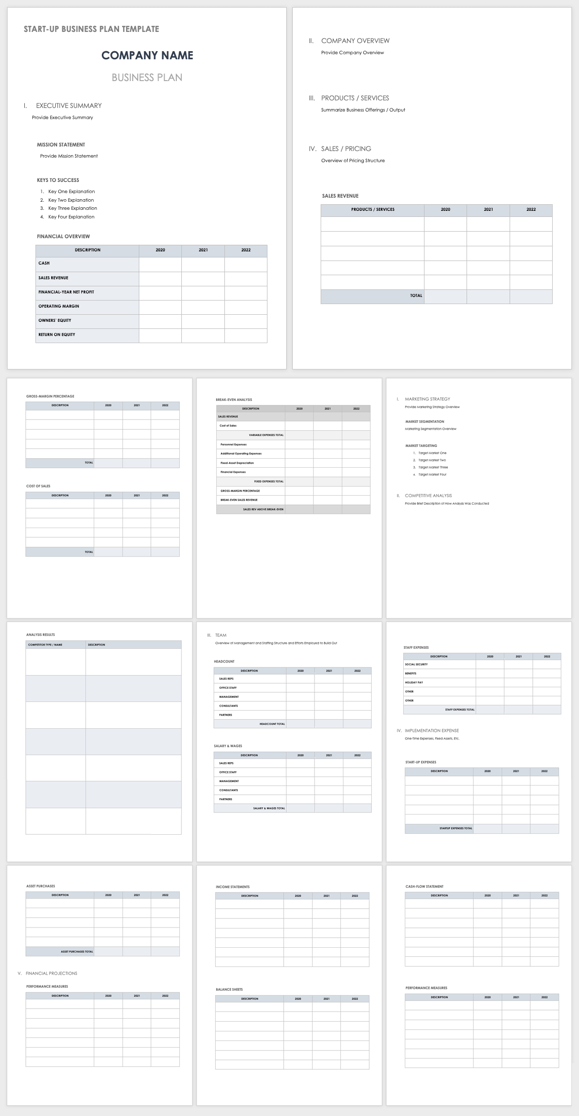 Free Business Templates | Smartsheet throughout Free Printable Business Templates