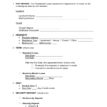 Free California Lease Agreement Templates (6)   Pdf | Word – Eforms In Free Printable California Residential Lease Agreement