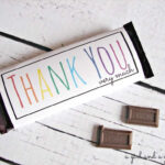Free Candy Bar Wrapper Thank You (And Congrats) Printables!   A In Free Printable Chocolate Wrappers