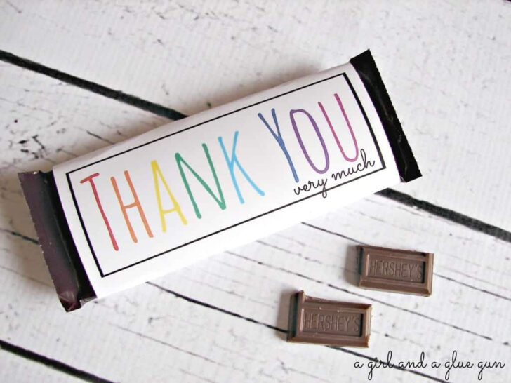 Free Printable Chocolate Wrappers