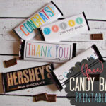 Free Candy Bar Wrapper Thank You (And Congrats) Printables!   A Regarding Free Printable Chocolate Wrappers