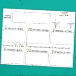 Free Cbt Worksheet: Explore Feelings, Thoughts, And Actions Throughout Free Printable Counseling Worksheets