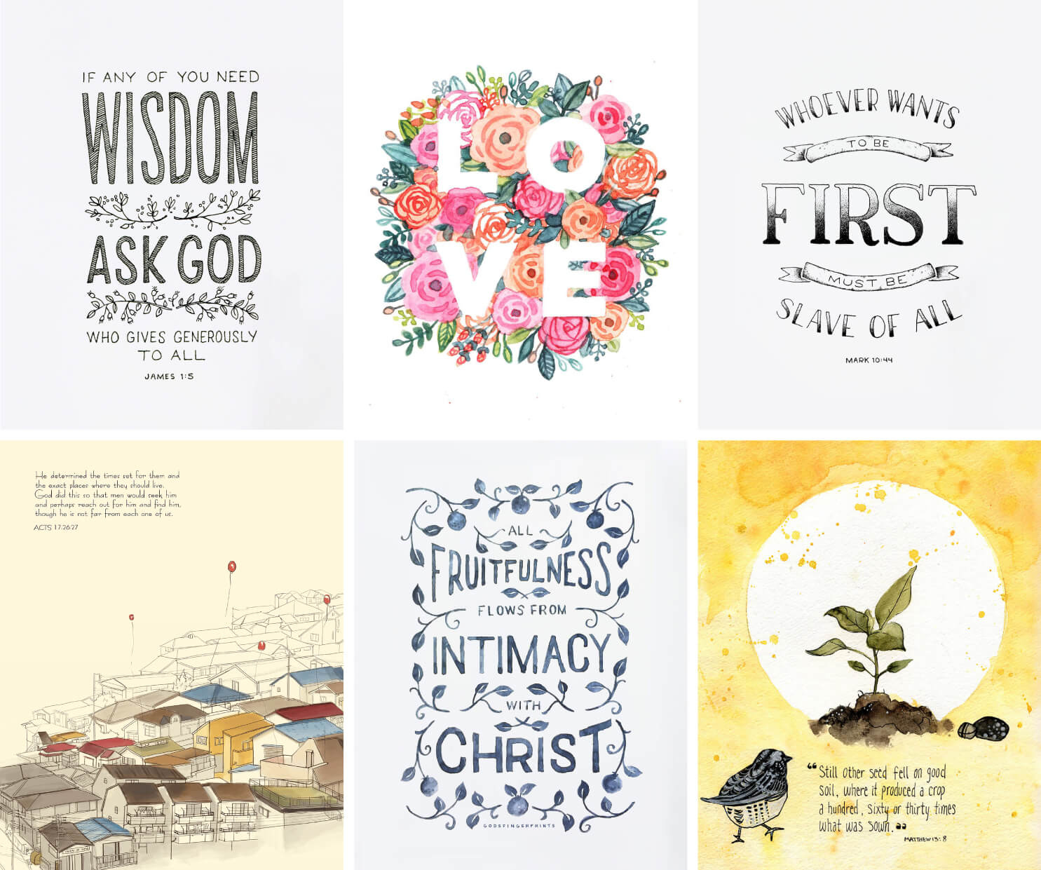 Free Christian Wall Art (12 Printables) - Gods Fingerprints for Free Printable Christian Art