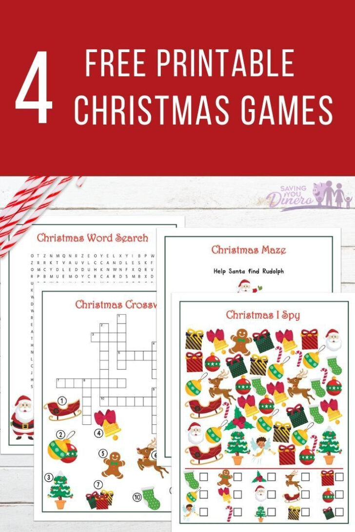 Free Printable Christmas Puzzle Games
