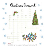 Free Christmas Printables – Crossword | Mama Geek Intended For Free Printable Christmas Crossword Puzzles For Adults