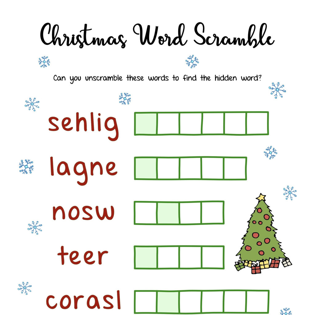 Free Christmas Printables – Puzzles | Mama Geek With Free Printable Christmas Puzzles And Games