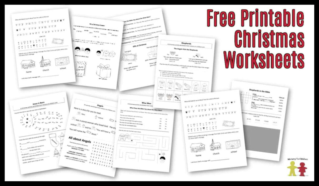 Free Christmas Worksheets For Kids (Free Printable Activity Sheets) With Regard To Free Printable Christmas Plays For Sunday School Free Christmas Worksheets For Kids (Free Printable Activity Sheets) With Regard To Free Printable Christmas Plays For Sunday School