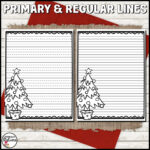 Free Christmas Writing Paper   Literacy Stations Intended For Free Printable Christmas Writing Paper With Lines