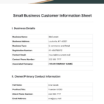 Free Client Information Sheet Templates, Editable And Printable With Regard To Free Printable Customer Information Sheets