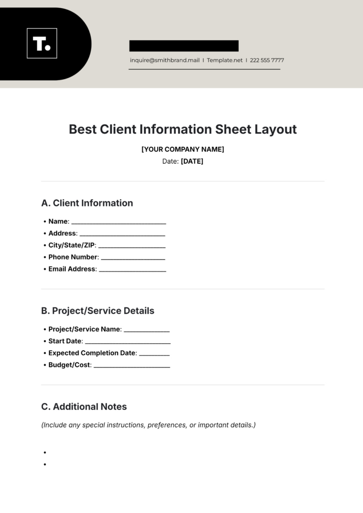 Free Client Information Sheet Templates, Editable And Printable Within Free Printable Customer Information Sheets Free Client Information Sheet Templates, Editable And Printable Within Free Printable Customer Information Sheets