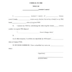 Free Codicil To Will Form ⇒ Printable Codicil Pdf Template Within Free Printable Codicil Form