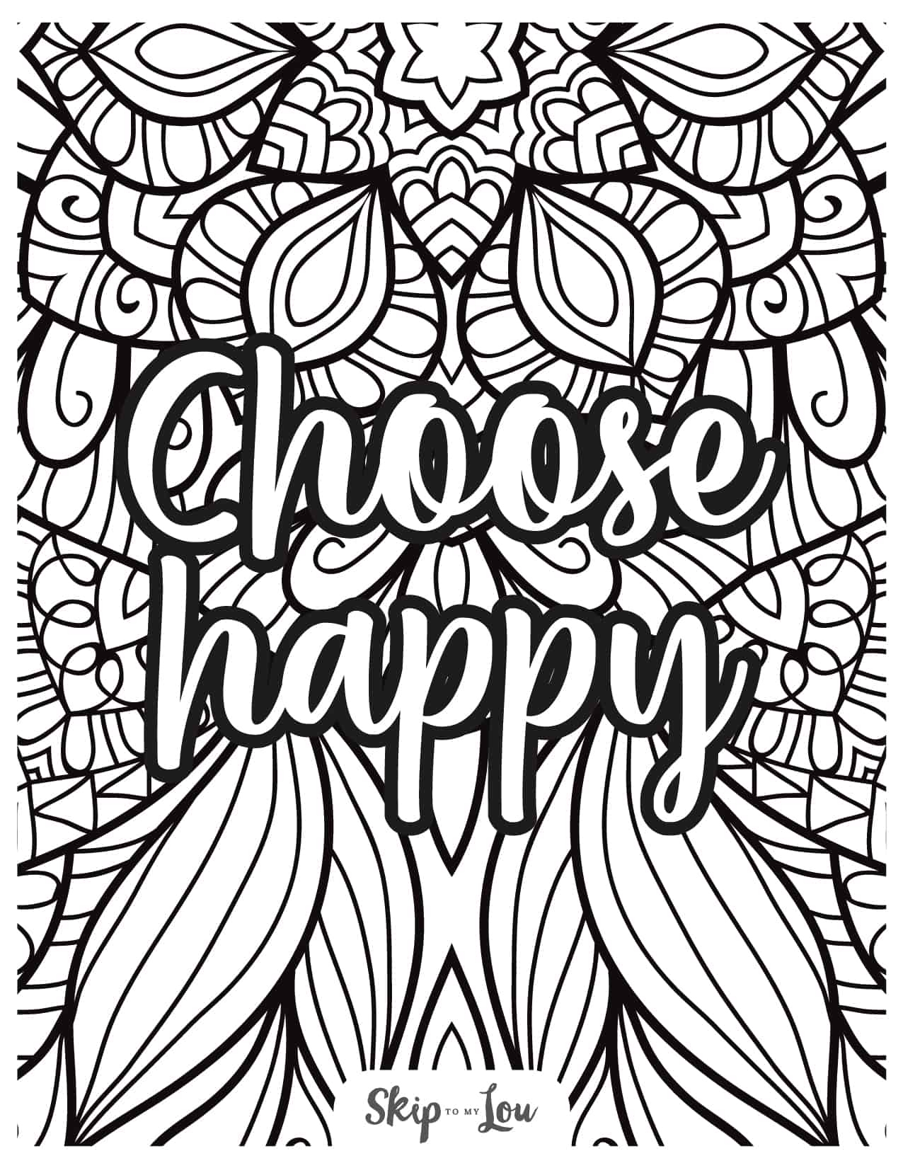 Free Coloring Pages For Adults | Skip To My Lou for Free Printable Coloring Pages For Adults Only