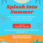 Free Cool Water Park Summer Invitation Template To Edit Online Intended For Free Printable Water Park Birthday Invitations