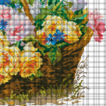 Free Cross Stitch Pattern Roses And Cornflowers | Diy 100 Ideas For Free Printable Cross Stitch Patterns Flowers