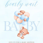 Free, Custom Printable Baby Shower Invitation Templates | Canva With Regard To Free Baby Boy Shower Invitations Printable