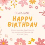 Free, Custom Printable Birthday Card Templates | Canva Pertaining To Customized Birthday Cards Free Printable