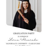 Free Custom Printable Graduation Invitation Templates | Canva Regarding Free Printable Graduation Dinner Invitations