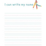 Free Custom Printable Handwriting Worksheet Templates | Canva For Blank Handwriting Worksheets Printable Free