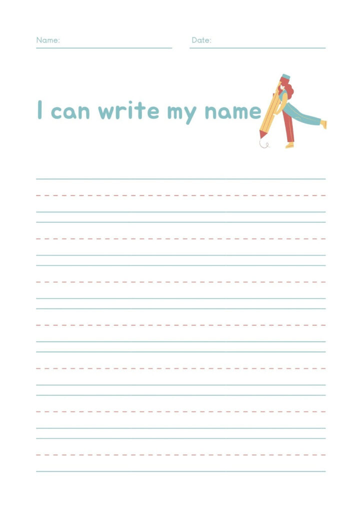 Free Custom Printable Handwriting Worksheet Templates | Canva For Blank Handwriting Worksheets Printable Free Free Custom Printable Handwriting Worksheet Templates | Canva For Blank Handwriting Worksheets Printable Free