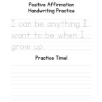 Free Custom Printable Handwriting Worksheet Templates | Canva Inside Free Printable Handwriting Worksheets