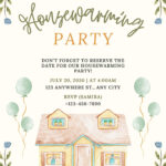 Free, Custom Printable Housewarming Invitation Templates | Canva With Regard To Free Printable Housewarming Invitations Cards