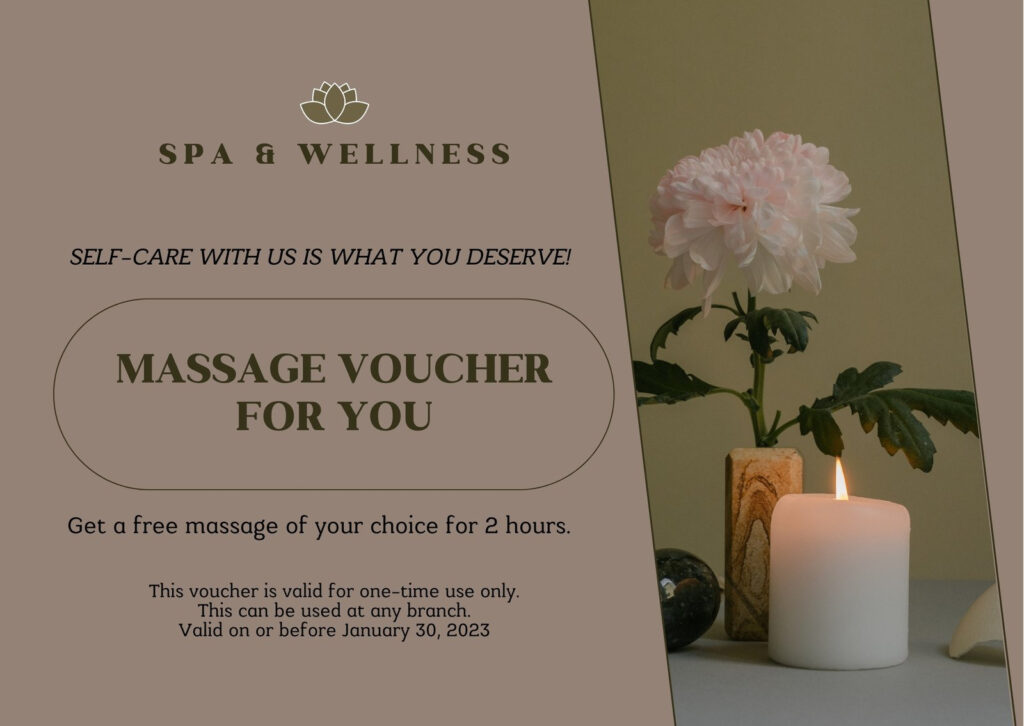 Free Custom Printable Massage Gift Certificate Templates | Canva Intended For Free Printable Massage Gift Certificate Templates Free Custom Printable Massage Gift Certificate Templates | Canva Intended For Free Printable Massage Gift Certificate Templates