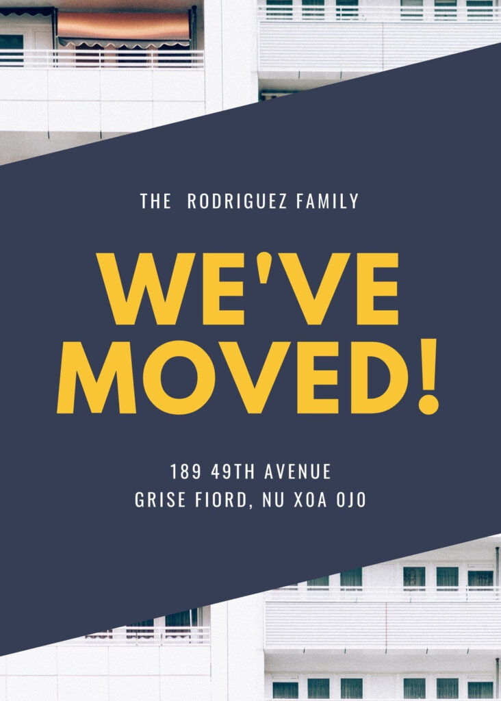 Free, Custom Printable Moving Announcement Templates | Canva Inside We Are Moving Cards Free Printable Free, Custom Printable Moving Announcement Templates | Canva Inside We Are Moving Cards Free Printable