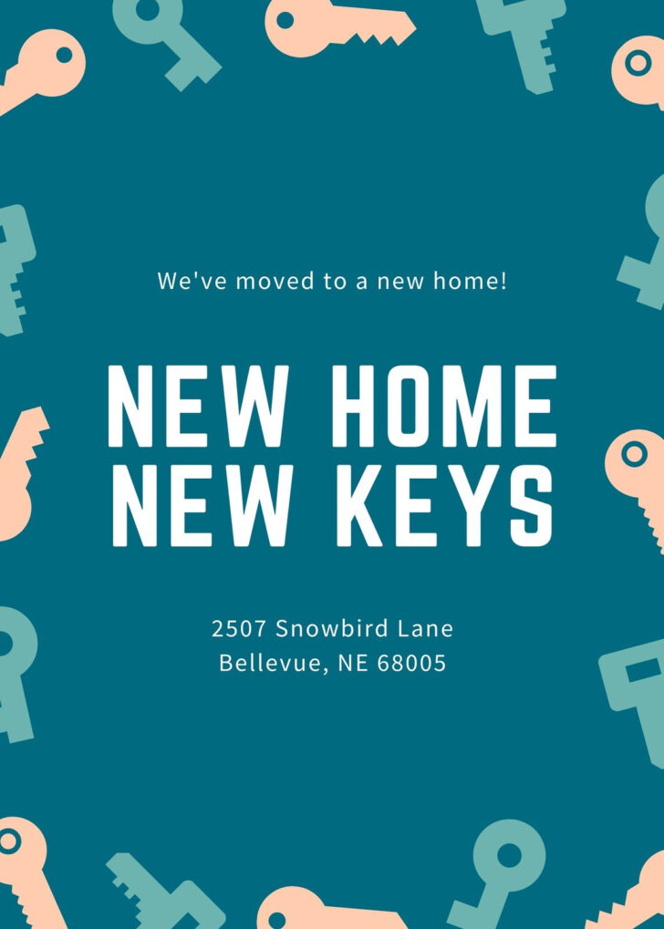 Free Printable Moving Announcement Templates