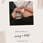 Free, Custom Printable Pregnancy Announcement Templates | Canva With Regard To Free Printable Pregnancy Announcement Cards