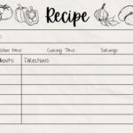 Free, Custom Printable Recipe Card Templates Online | Canva Pertaining To Free Printable Recipe Cards
