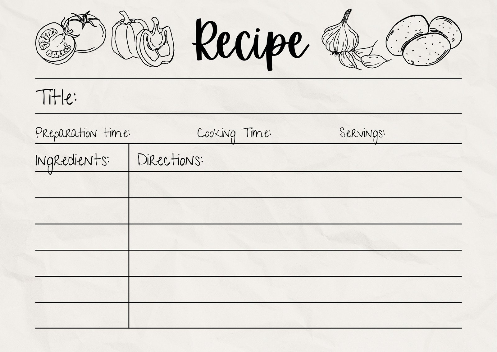 Free, Custom Printable Recipe Card Templates Online | Canva pertaining to Free Printable Recipe Cards