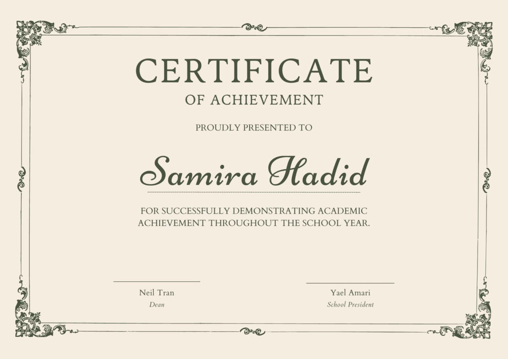 Free Custom Printable School Certificate Templates | Canva Inside Free Printable School Certificates Templates Free Custom Printable School Certificate Templates | Canva Inside Free Printable School Certificates Templates