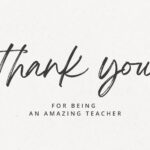 Free Custom Printable Teacher Thank You Card Templates | Canva Pertaining To Free Printable Custom Thank You Cards